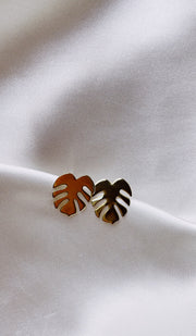 Monstera Statement Studs